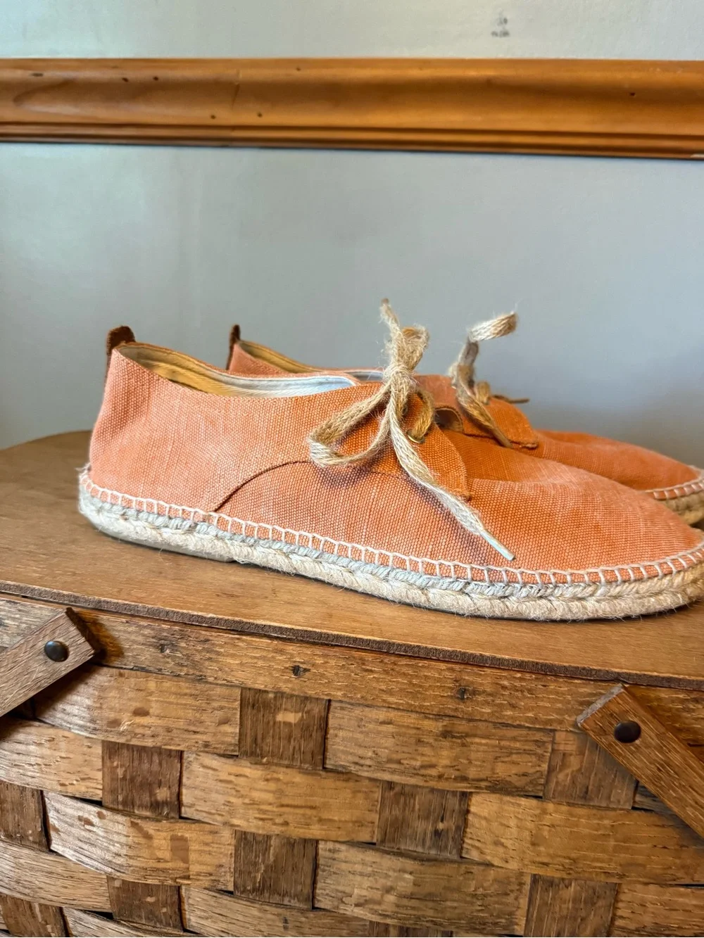 HANDMADE The Brand Luxor Sunset Espadrilles Shoes 12/45